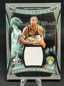 2005/06 SP AUTHENTIC RASHARD LEWIS JERSEY USED SEATTLE SONICS C STORE NAME NR MT - Picture 1 of 2