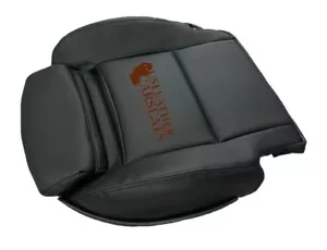 2005 Fits BMW E46 3 series M3 Convertible Driver Bottom Leather SEAT cover Black - Picture 1 of 9