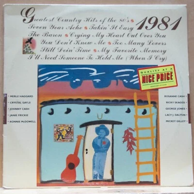 GREATEST COUNTRY HITS OF THE 80s, 1981 - VARIOUS Vinyl LP - CBS - 1988 VG (2012) - Image 1 of 4