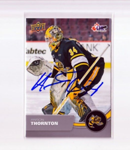 ANSON THORNTON autographed SIGNED '21/22 Upper Deck CHL card # 225 SARNIA STING