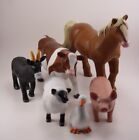 Learning Resources Jumbo Farm Animals Cow Horse Sheep Pig Goat Goose 