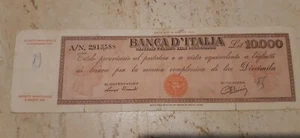 banconota repubblica italiana lire 10.000 titolo provvisorio Medusa 08/09/1947 - Foto 1 di 3