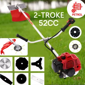 52cc Pole Brush Cutter Trimmer Line Whipper Snipper Tree Pruner Multi Garden - Picture 1 of 8