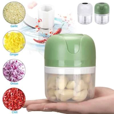 100/250ML 2 Cups Wireless Electric Vegetable Onion Garlic Fruit Meat Chopper USA - Image 1 of 4