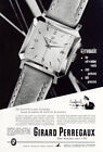 1952 Girard Perregaux Gyromatyczny zegarek samonakręcający się vintage reklama z nadrukiem