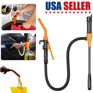 Pompa Trasferimento Carburante Elettrica a Batteria Pompa Portatile Gas Olio Liquido - Foto 1 di 16