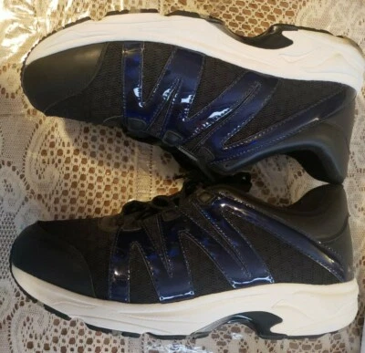 Drew Women's Fire Black Leather Mesh Sneaker Size 11 x w - Image 1 of 4