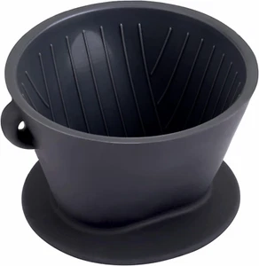 Silicone Pour over Coffee Dripper, 1 Set Black Collapsible Coffee Maker Single C - Picture 1 of 6