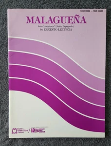 Malaguena from Andalucia - ernesto Lecuona Duet 2 pianos 4 hands excellent shape - Picture 1 of 4