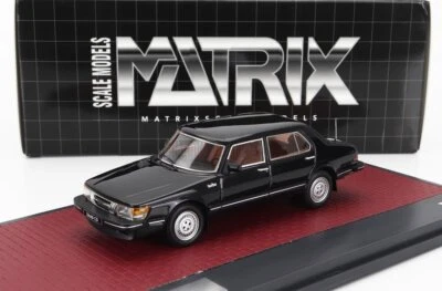 MODELLINO AUTO STATICO MATRIX SAAB 900 CD TURBO 1986 NERO MODELLISMO SCALA 1/43 - Immagine 1 di 4