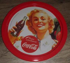 VASSOIO COCA COLA TONDO, in METALLO - HOME REFRESHMENT - Diam: 33,5 cm