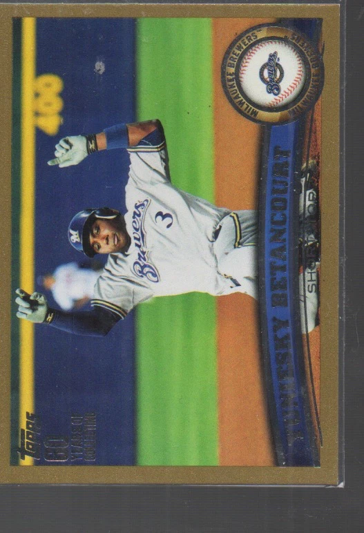YUNIESKY BETANCOURT   2011 TOPPS UPDATE GOLD CARD #US276 - Image 1 of 1