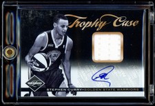 2021 Limited Stephen Curry Trophy Case Game Worn Jersey Patch Autograph /49