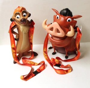 Disney Parks 25th Anniversary The Lion King Pumbaa Popcorn Bucket & Timon Sipper - Picture 1 of 4