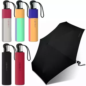 ESPRIT Damen, Herren, Regenschirm, Sturm-Schutz, Taschenschirm, Mini-Schirm NEU - Bild 1 von 9
