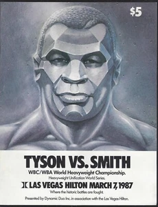 Original Mike Tyson James Smith WBC/WBA Heavyweight March 7, 1987 Boxing Program - Picture 1 of 5