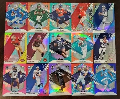 2021 Panini Phoenix Football COLOR and SERIAL NUMBER PRIZMS You Pick the Card - Image 1 of 2