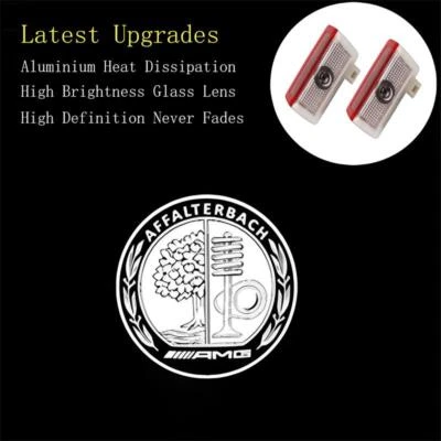 2X Luz de puerta HD Mercedes-Benz Puddle Ghost A B C E M GL ML OEM Foto 1 de 4