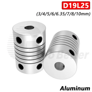 D19L25 Flexible Shaft Coupling Coupler Stepper Motor CNC 3D Printer 3mm to 10mm - Picture 1 of 11