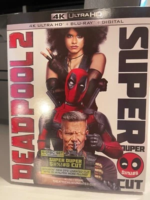 Deadpool 2 Unrated ( 4K Ultra HD + Blu-Ray ) New Sealed Slipcover Foto 1 de 2