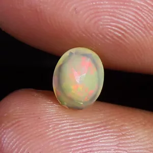 A++ Opale Etiope Naturale Preziosa Pietra Preziosa Taglio Ovale 0,65 CT 5x7x3 mm SR-690 - Foto 1 di 3