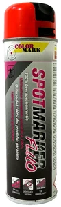 ColorMark Spotmarker Fluo - Markierspray rot für Baustellenmarkierungen 500ml - Bild 1 von 2