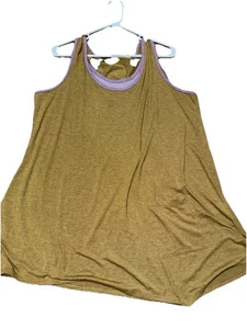 logo 1XL by lori goldstein Soft Top Shirt Damen grünlich lila - Bild 1 von 3