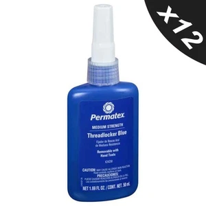 Gewindesicherung blau mittelschnell Fix Schraube Kleber Mutter&Bolzen Gewindesicherung Kleber 12x50ml - Bild 1 von 7
