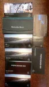 2022 Mercedes EQS EQ EV Sedan Models Owner Manual Full Set + Case + CD New - Picture 1 of 8