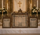 Carta glorie in Legno  Lavorato con Antiche Incisioni di Suor Isabella