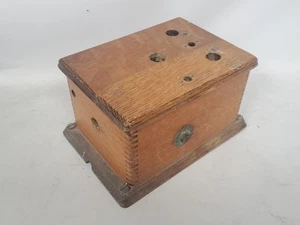 Vintage Western Electric Wooden Electrical Box HACF Halt & Catch Fire Prop - Picture 1 of 4