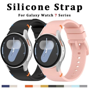 Silicone Sport Band Strap For Samsung Galaxy Watch 7 FE 6 5 4 40/44mm 6 Classic - Picture 1 of 76