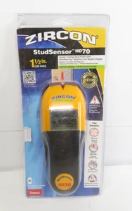 Zircon StudSensor HD70 Stud Finder LED Centro Detección Cable Advertencia * - Imagen 1 de 3