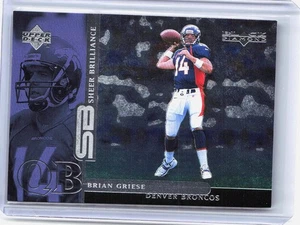 1998 Upper Deck Black Diamond Rookie Sheer Brilliance Brian Griese RC /1400 - Picture 1 of 2