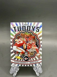 PATRICK MAHOMES TRAVIS KELCE 2023 DONRUSS OPTIC BEST TUDDYS #BT-PT SILVER HOLO - Imagen 1 de 10