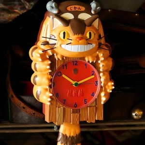 My Neighbor Totoro Catbus Pendulum Clock - Brand New, Unused - Studio Ghibli - Picture 1 of 10