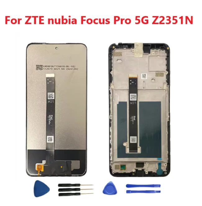 LCD Display Touch Screen Digitizer with Frame For ZTE nubia Focus Pro 5G Z2351N - Image 1 of 1