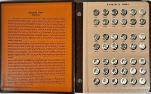 Complete Set Roosevelt Dimes BU Proof Silver Clad 1946 - 2013 PDS Dansco Album - Picture 1 of 6