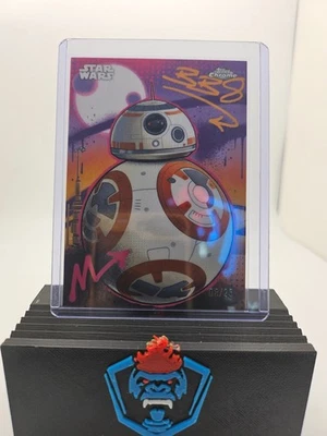 2025 Topps Chrome Star Wars BB-8 Galactic Graffiti SP #GG-8 /25 - Imagem 1 de 3