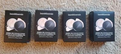 4 x BareMinerals Original Mineral Veil Finishing Powder Travel .75g / .03oz Ea - Image 1 of 2
