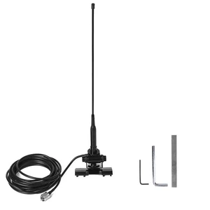 Mobile Radio Antenna GMRS 155MHz/460MHz Bendable Soft Whip Car Radio Antenna ... - Bild 1 von 6