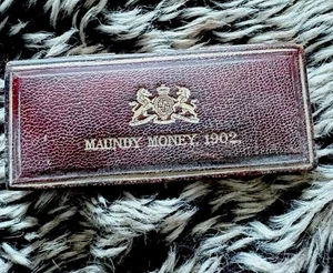 1902 Maundy Money Set with Original Box - Picture 1 of 4