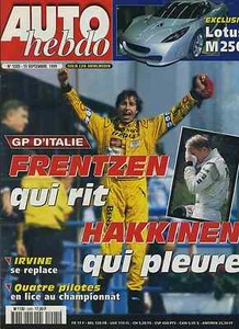 AUTO HEBDO Nr. 1205 15.09.1999 GP ITALIEN LOTUS M250 - Bild 1 von 1