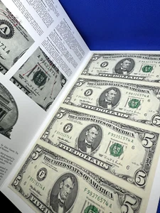 USA - Uncut Sheet of 4 Notes in BEP Folder - $5 1995 " F - GEORGIA " - 574 - Picture 1 of 5