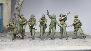 PreSale NVA Infantry (7 soldiers) In Fight, Vietnam war 1:35 Pro Built Model - Picture 1 of 12