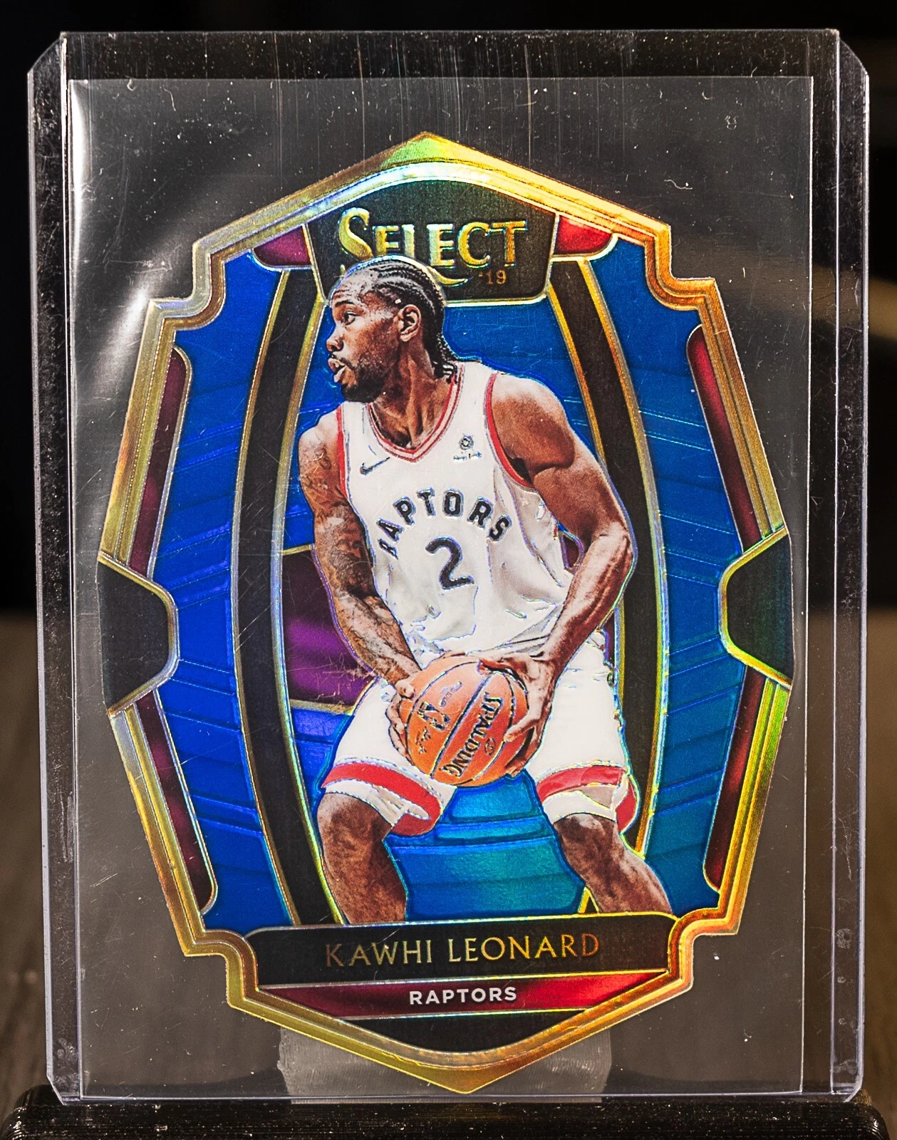 Kawhi Leonard 2018-19 Select 175 Die-Cut Blue Prizm 190/249 Raptors ML96