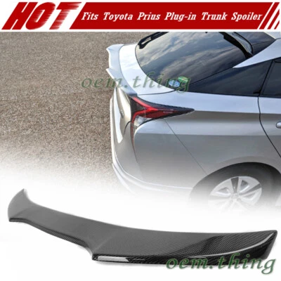 Alerón trasero de carbono 15-22 para Toyota Prius 4th 5D Liftback V DTO Foto 1 de 4