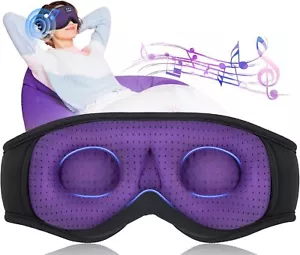 Sleep Mask with Bluetooth Headphones LC dolida Sleep Headphones Bluetooth Sleep - Picture 1 of 7