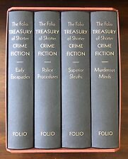 Folio Society Treasury Of Shorter Crime Fiction - 4 Book Box Set - 2007 - VGC