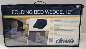Drive Medical 12 Zoll Klappbett Keil RTL3827 23x23x12 BLAU - Bild 1 von 12